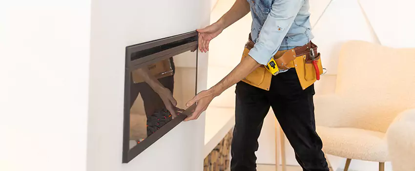 Metal Fireplace Installation in Short Pump, Virginia
