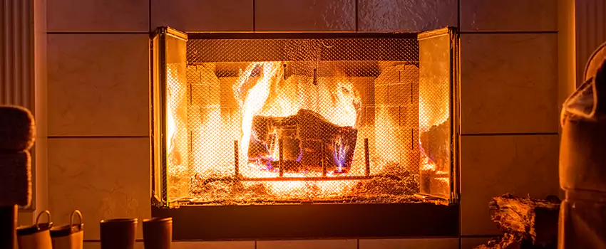 Mendota Hearth Landscape Fireplace Installation in Short Pump, Virginia